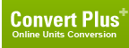 Online Capacity and Volume Conversion factors and unit conversions